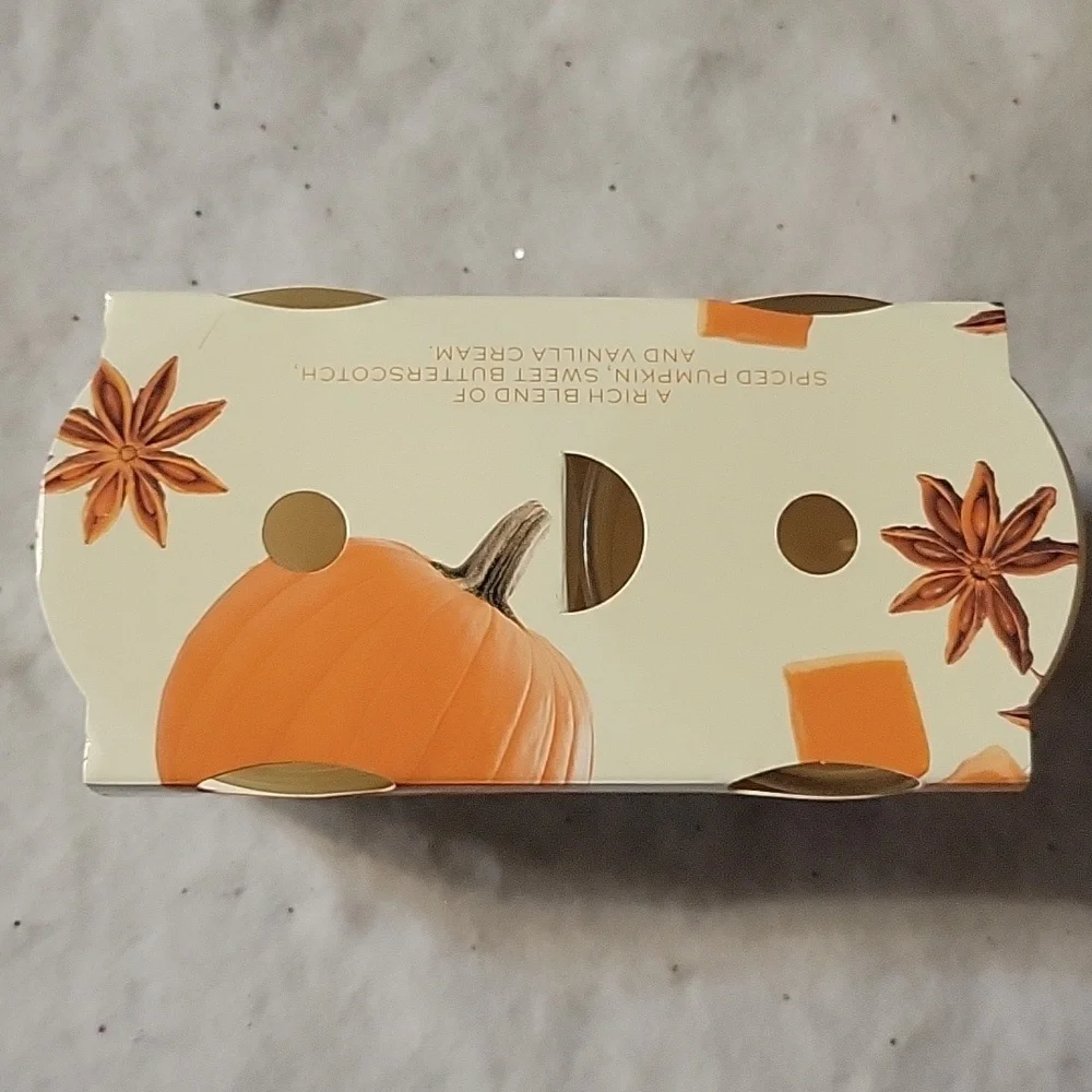 1 Koze Place Spiced Pumpkin & Butterscotch Scented Candle Duo 2 X 3.4 Oz/95 g